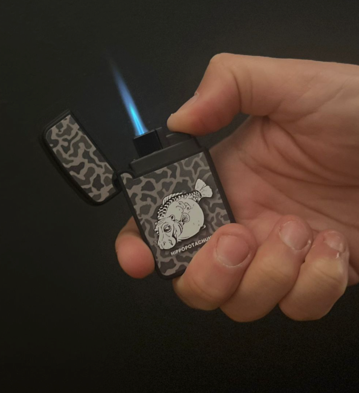 Hippopotachunk Camo Jet Flame Lighter