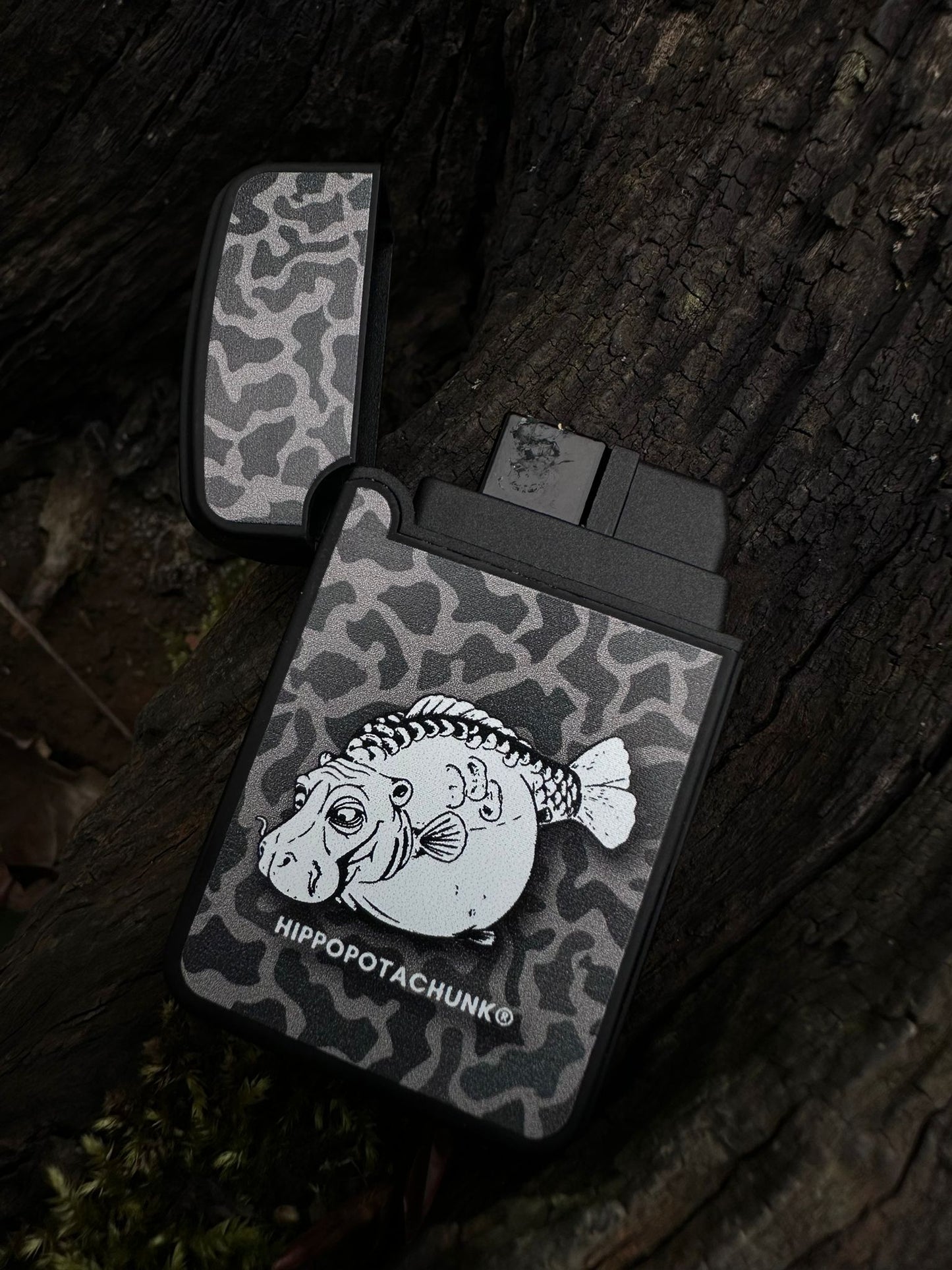 Hippopotachunk Camo Jet Flame Lighter